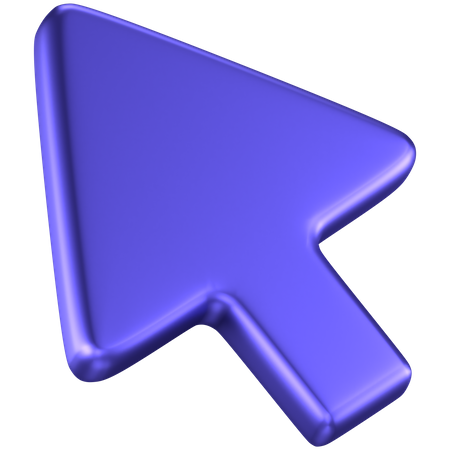 Cursor Abstract Shape  3D Icon