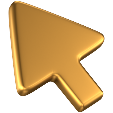 Cursor Abstract Shape  3D Icon