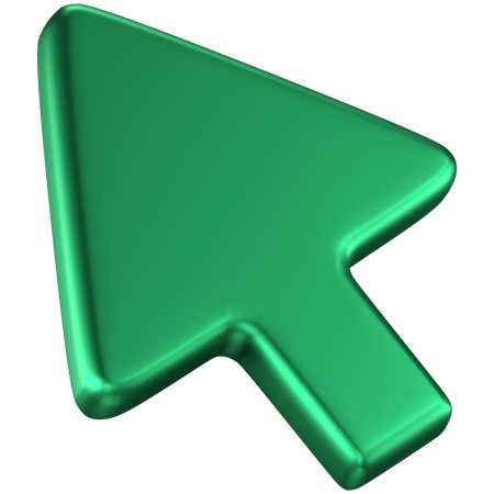 Cursor Abstract Shape  3D Icon