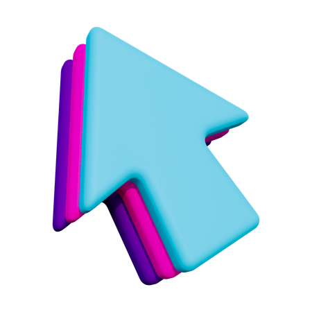 Cursor Arrow  3D Icon