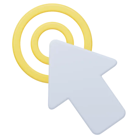 Clic del cursor  3D Icon