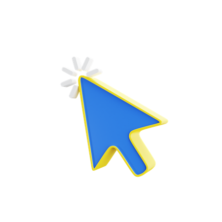 커서 클릭  3D Icon