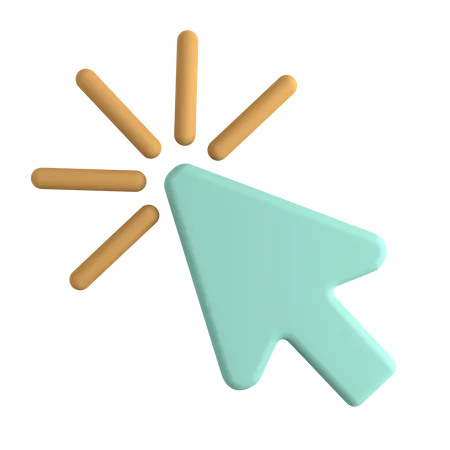 Cursor Click  3D Icon