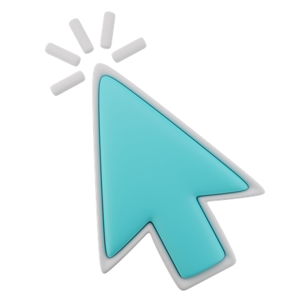 Cursor Click  3D Icon