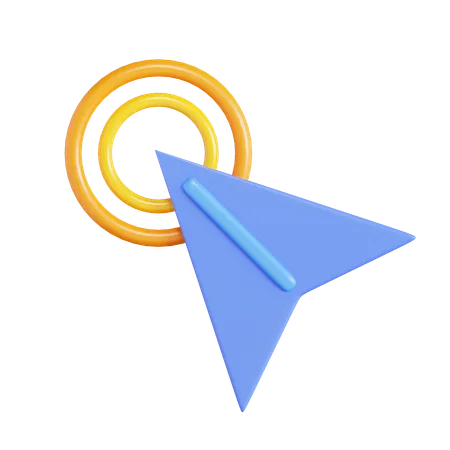 Cursor Click  3D Icon