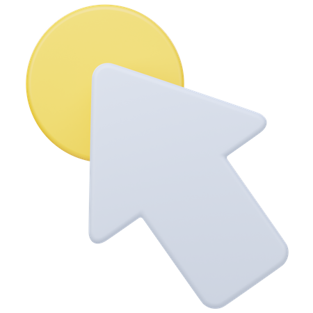 Cursor Click  3D Icon