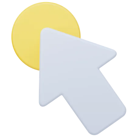 Cursor Click  3D Icon