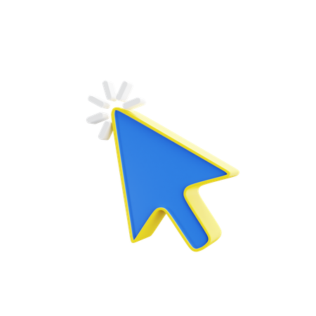 Cursor Click  3D Icon