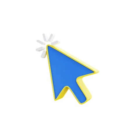 Cursor Click  3D Icon