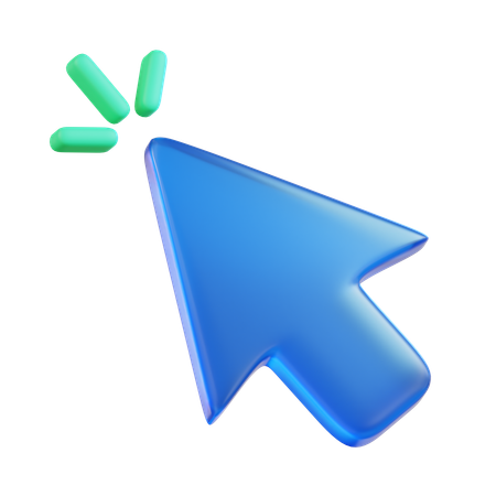 Cursor Click  3D Icon