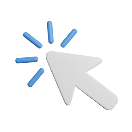 Cursor Click  3D Icon