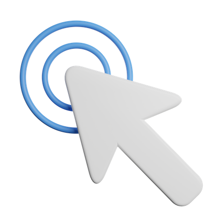 Cursor Click  3D Icon