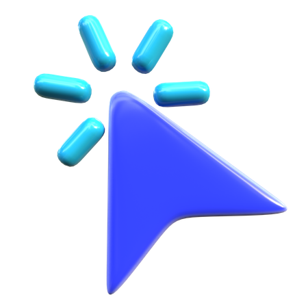 Cursor Click  3D Icon