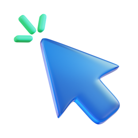 Cursor Click  3D Icon