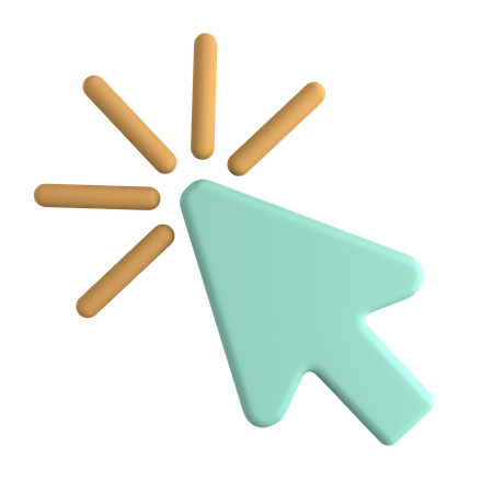 Clique do cursor  3D Icon