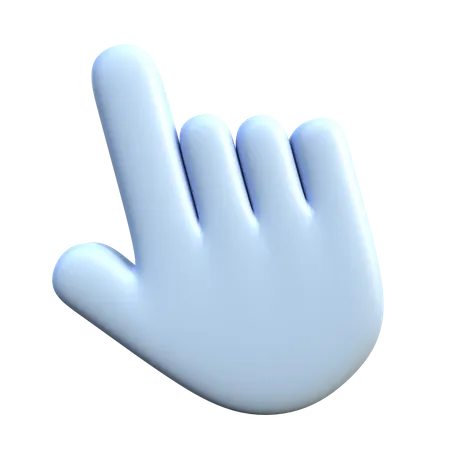 Cursor de mão  3D Icon