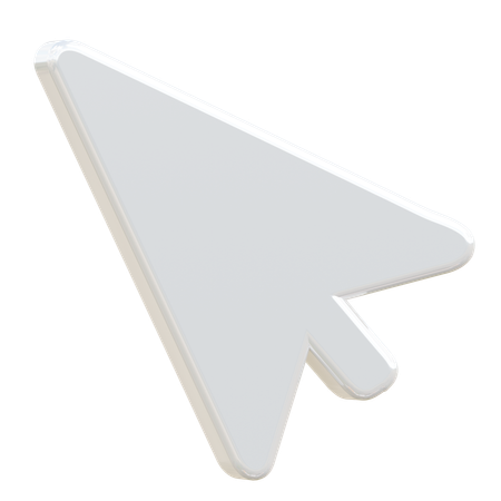 Flecha del cursor  3D Icon