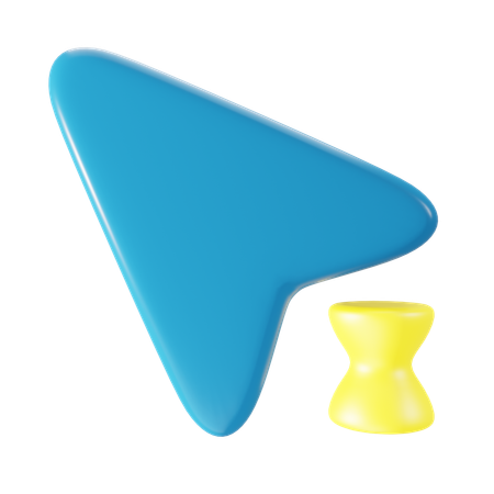 Cursor Loading  3D Icon