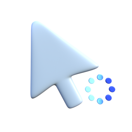 Cursor Loading  3D Icon