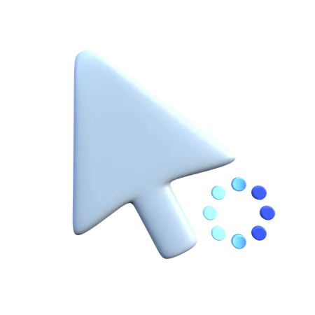 Cursor Loading  3D Icon