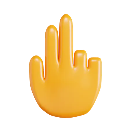 Cursor de mano  3D Icon