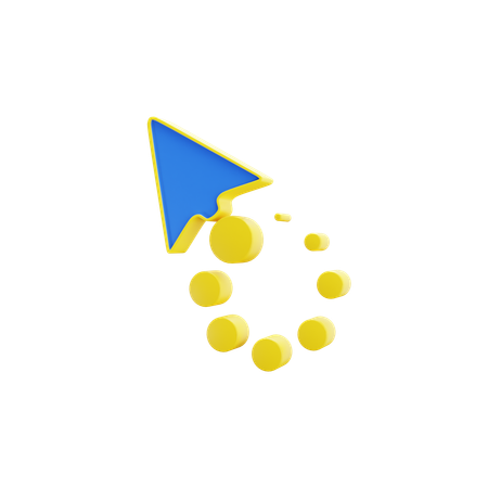 Cursor Processing  3D Icon