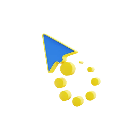 Cursor Processing  3D Icon