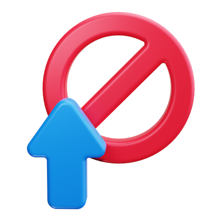 Cursor prohibido  3D Icon