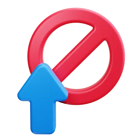 Cursor prohibido  3D Icon