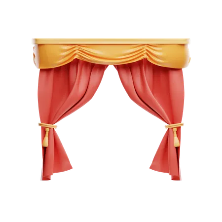 Curtain  3D Icon