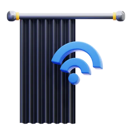 カーテン  3D Icon