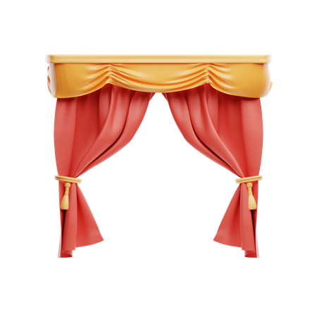 Curtain  3D Icon