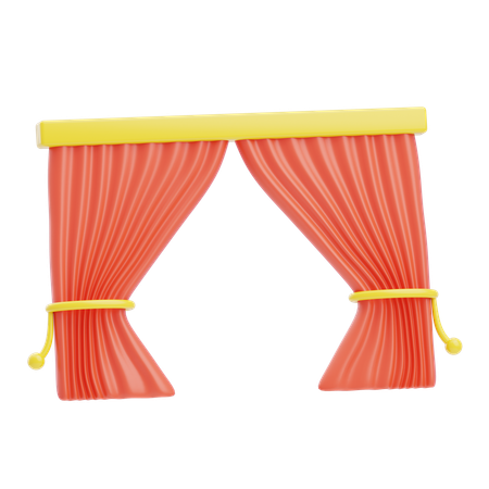 Curtains  3D Icon