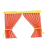 3d curtains logo