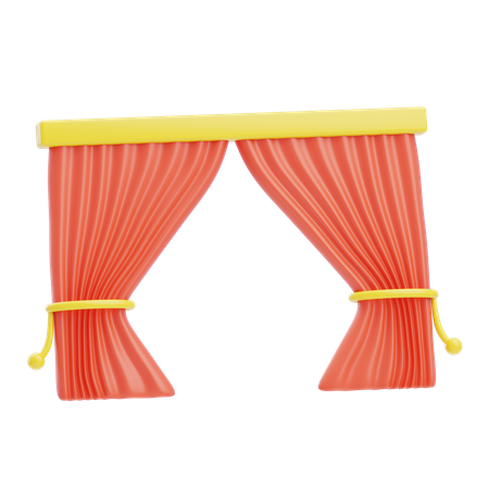 Curtains  3D Icon
