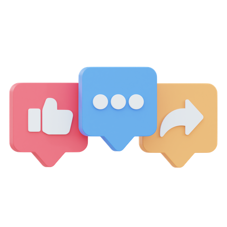 Curta e compartilhe e comente  3D Icon