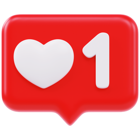 Como notificação  3D Icon