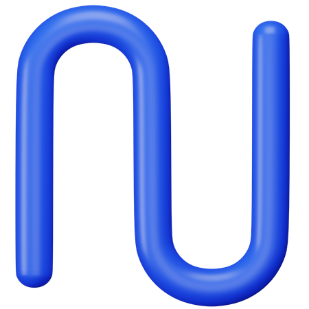 Curva  3D Icon