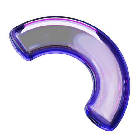 Curve  3D Icon