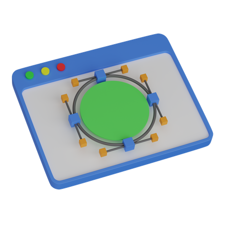 Curve  3D Icon