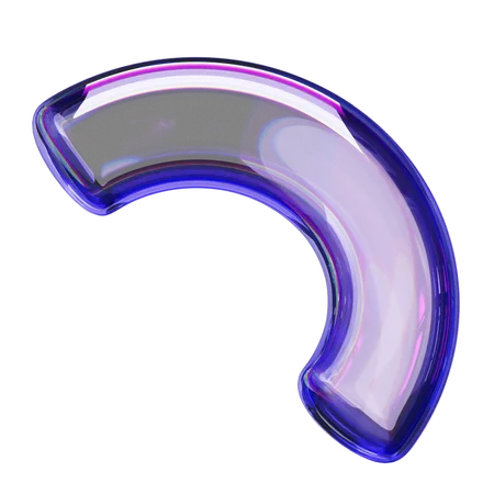 Curve  3D Icon