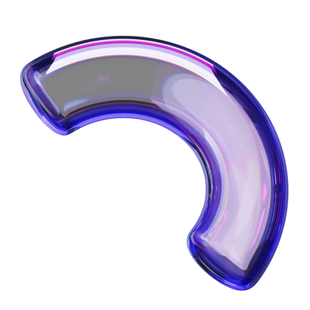 Curve  3D Icon