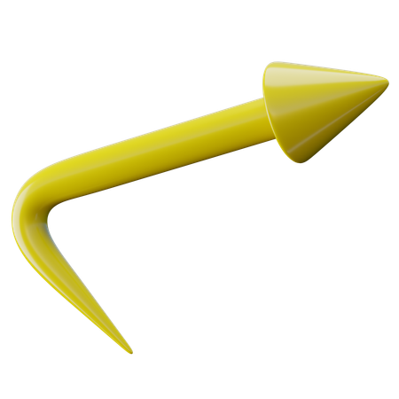 Curve Arrow  3D Icon