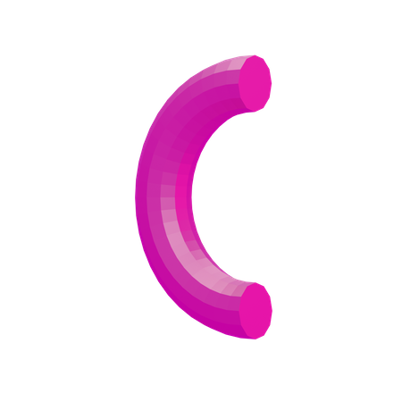 Curve Basic Geometry  3D Icon