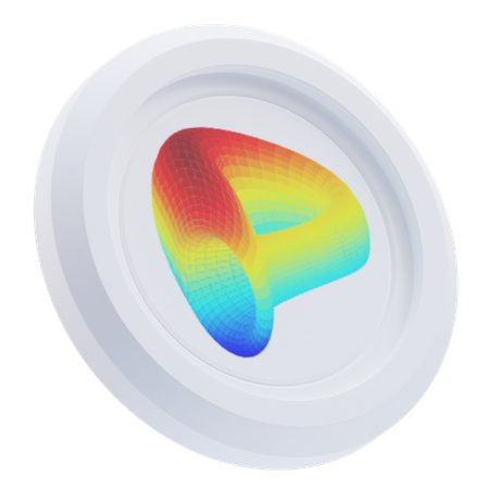 Curve DAO Token Cryptocurrency  3D Icon