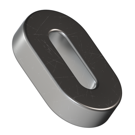 Curve Metal  3D Icon