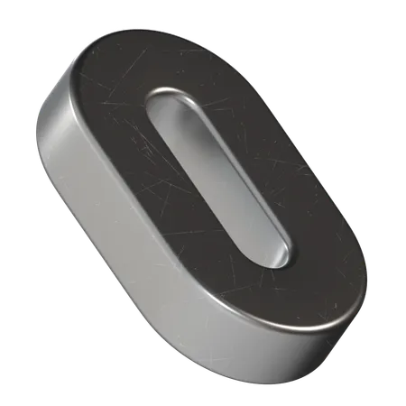 Curve Metal  3D Icon