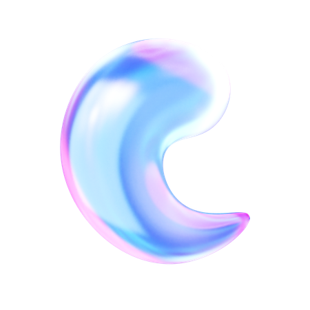 Curve shape  3D Icon