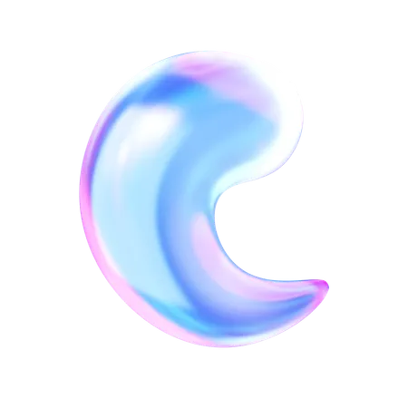 Curve shape  3D Icon