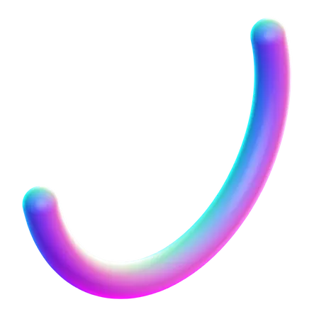 Curve Shape  3D Icon